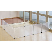 リーフ ペットフェンス　５０×５０ｃｍ　８枚セット　ジョイント式 273978 1セット（直送品）