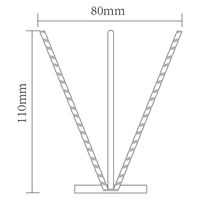 セーフラン安全用品 害鳥よけステンレスピンシート 長250mm 1箱(12本入) C0076-25（直送品）