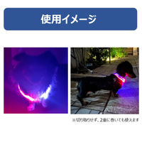 犬用 お散歩用ライト ハンドラー ゴーゴーナイト ライトリング 1個 アース・ペット 夜の散歩 光る