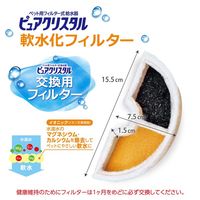 ピュアクリスタル 犬用 軟水化フィルター 半円タイプ 5枚入 1個 ジェックス
