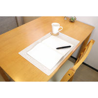 明和グラビア　抗ウイルスランチョンマット　VPM-ムジ　 BE4977932273696　1セット（10枚入）（直送品）