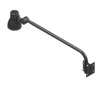 グッド・グッズ LEDアームライト 一体型 電球色/白昼色切替式 黒 LD-K3G 1台