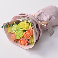 【生花】アデリー フリルブーケ　パッション　８本 DB-PS8 1個（直送品）