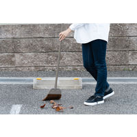 山崎産業 コンドル 庭箒HG(中太繊維)屋内外用 化繊ほうき 長柄 箒 水に強い 1本