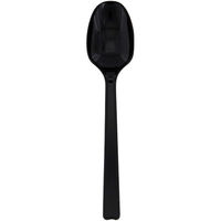 シモジマ ヘイコープラスプーン 16cm 黒 単袋 004513023 1袋(100本)