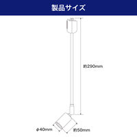 朝日電器 ライティングバー用ライト LRS-BLNE26C(IV) 1個