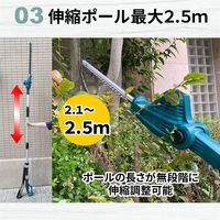 ネクストイノベーション 高枝ヘッジトリマー LCGS777-2 1個（直送品）