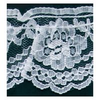 (株) 一 井 商 店 一井商店 ラッセルタックレース 幅3.8cm 10m巻 ホワイト RF2020-0 1セット(長さ10m×2巻セ（直送品）