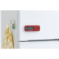 タニタ 抗菌でか見えタイマー TD-431-RD 1個