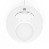 MagSafe充電器 2in1 15W高速充電 ワイヤレス充電 MFi認証 iPhone AirPods対応 ホワイト 1個