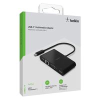 ドッキングステーション USB Type-C接続 LANポート HDMIポート VGAポート USB-Aポート搭載  USBハブ Belkin ベルキン 1個