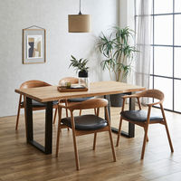 【軒先渡し】後藤家具物産 ダイニングテーブル 幅1800×奥行850×高さ710mm  ナチュラル VT-01-NA-180 1台（直送品）