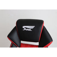 【軒先渡し】東馬 SeAGA-05 ゲーミングチェア レッド 54679400 1台（直送品）