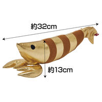 ペティオ けりぐるみ ゴールドエビ 猫用 おもちゃ