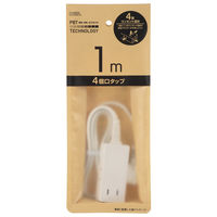 オーム電機 4口1mスリムタップEDLP22 00-5051 1個