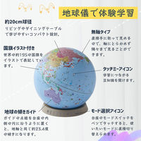 レイメイ藤井 しゃべる国旗付き地球儀&カルタ タッチミー OYV1138 1個（直送品）