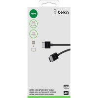 Belkin HDMIケーブル 2m 4K対応 HDMI 2.1 48Gbps AV10175bt2MBKV2 1本