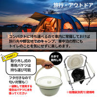 ピースアップ 折りたたみ簡易トイレポータブル OKT03 10002447 1個