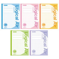 ナカバヤシ ロジカルエアー5ミリ方眼ノート B5 30枚 HB5-H502-5P 1パック(5冊)