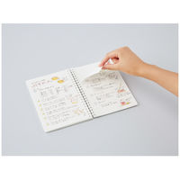 コクヨ ソフトリングノート(方眼ドット罫) B6 80枚 透明 ス-SV548WT-T 1冊