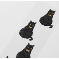 デザインフィル ミニレターセット シール付 黒猫柄 86306006 1冊