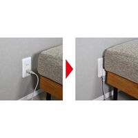 エスコ AC125V/15A コンセントアダプター(たて型) EA940CD-7 1セット(20個)（直送品）