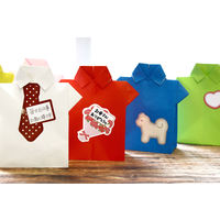 クラサワ A4おりがみ 手作りギフトバッグ P0150 1セット（75枚：15枚×5袋）