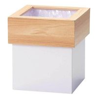 フタかぶせ式ダストボックス　ブラック CW-501BK 1個 ちどり産業（直送品）