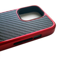 エアージェイ IPHONE 13PRO スリム&フラット耐衝撃背面ケース AC-P21P-GA RD 1個（直送品）