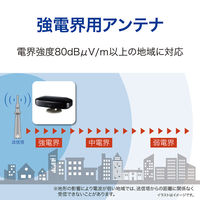 サン電子 屋内外兼用 地デジ放送用 UHFアンテナ(黒) SDA-5-1-K 1台