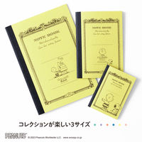 日本ノート CDノート PEANUTS スヌーピー A6 30枚 横罫 6mm チャーリー CDP10CB 1冊
