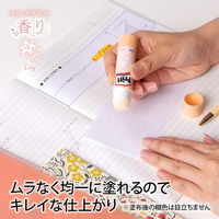 プラス スティックのり 香りプリット レギュラーサイズ 約10g ユリ 29772 1本