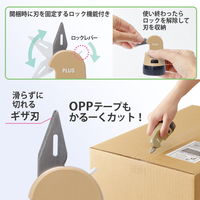 プラス 個人情報保護スタンプ ローラーケシポン 箱用オープナー 交換式 ベージュ 40914 1セット(5個)