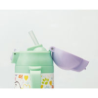 超軽量両手ストローステンレスボトル 240ml スヌーピー ビーグルハグ スケーター