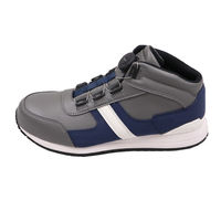 ＺＧ ZG-04 ダイヤル式セーフティーミドル 25cm グレー／ネイビー コーコス信岡 1足（直送品）