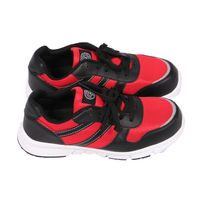 ジプロア HZ-370 超軽量プラ芯ヒモ 27cm レッド コーコス信岡 1足（直送品）