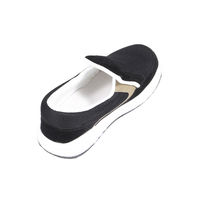 ジプロア HZ-204 超軽量　スニーカー 22.5cm ブラック コーコス信岡 1足（直送品）