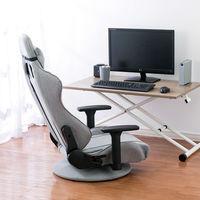 武田コーポレーション ファブリック回転式ゲーミング座椅子 GMES-F08GRY １箱（直送品）