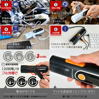 大河商事 多機能防災ラジオ 手回し充電可能 軽量 懐中電灯 スマホ充電対応 SOS機能付き monowa001-BK 1台（直送品）