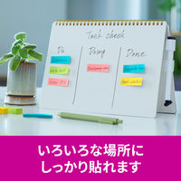 スリーエム(3M) ポストイット ふせん 付箋 強粘着 見出し 50mm×15mm マルチカラー8 1ケース（8冊入） 700SS-MC-8N