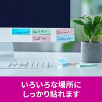 スリーエム(3M) ポストイット ふせん 付箋 強粘着 75mm×25mm マルチカラー2 1箱（24冊入） 5001SS-MC-2N