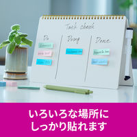 スリーエム(3M) ポストイット ふせん 付箋 強粘着 見出し 50mm×15mm マルチカラー2 1ケース（8冊入） 700SS-MC-2N