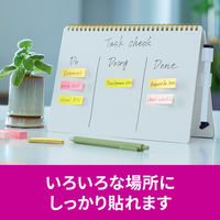 スリーエム(3M) ポストイット ふせん 付箋 強粘着 見出し 50mm×15mm マルチカラー4 1ケース（8冊入） 700SS-MC-4N