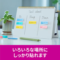 スリーエム(3M) ポストイット ふせん 付箋 強粘着 見出し 50mm×15mm マルチカラー3 1ケース（8冊入） 700SS-MC-3N