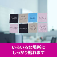 スリーエム(3M) ポストイット ふせん 付箋 強粘着 ノート 75mm×75mm マルチカラー9 1箱（12冊入） 6541SS-MC-9