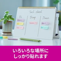 スリーエム(3M) ポストイット ふせん 付箋 強粘着 見出し 50mm×15mm マルチカラー5 1箱（32冊入） 7001SS-MC-5N