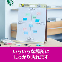 スリーエム(3M) ポストイット ふせん 付箋 強粘着 ノート 75mm×50mm マルチカラー2 1ケース（4冊入） 656SS-MC-2N