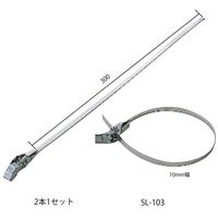 信栄物産 ステンレスベルト(締金具) 10×300mm 2本入 SL-103 10X300 1個（直送品）