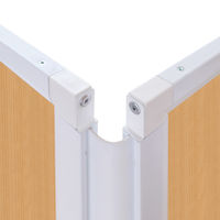 トーカイスクリーン 折りたたみ3連スクリーン 幅2784×奥行476×高さ1803mm ナチュラル SAN-1827 ナチュラル 1台（取寄品）