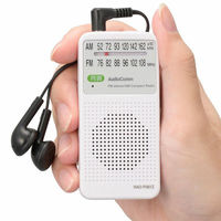 株式会社オーム電機 コンパクトラジオAM/FMステレオ ホワイト 03-5029 1個（直送品）